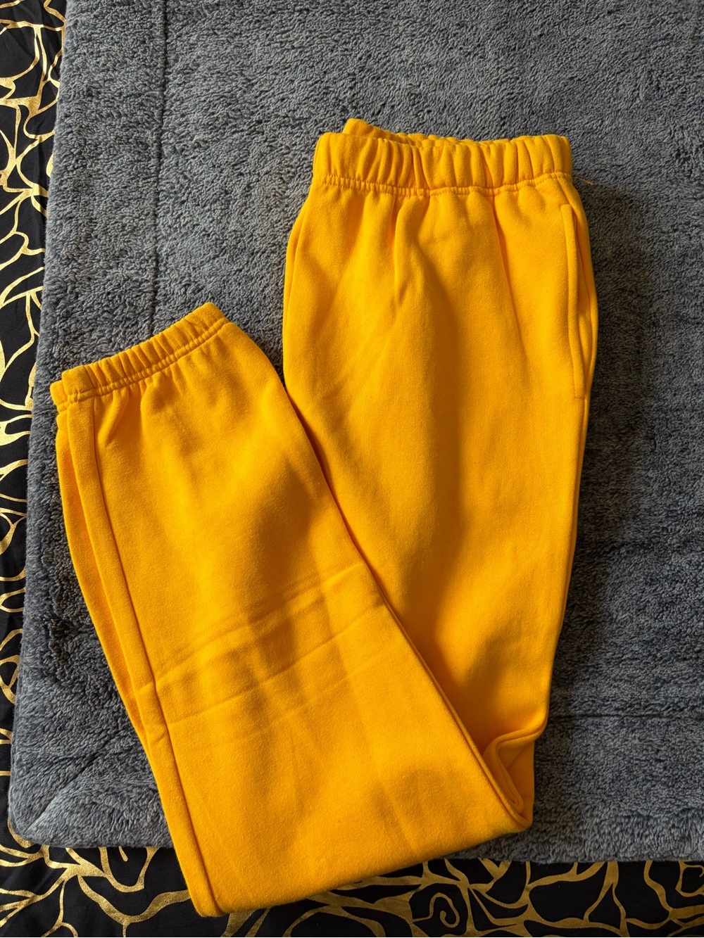 Young & Reckless Bright Yellow Fleece Joggers